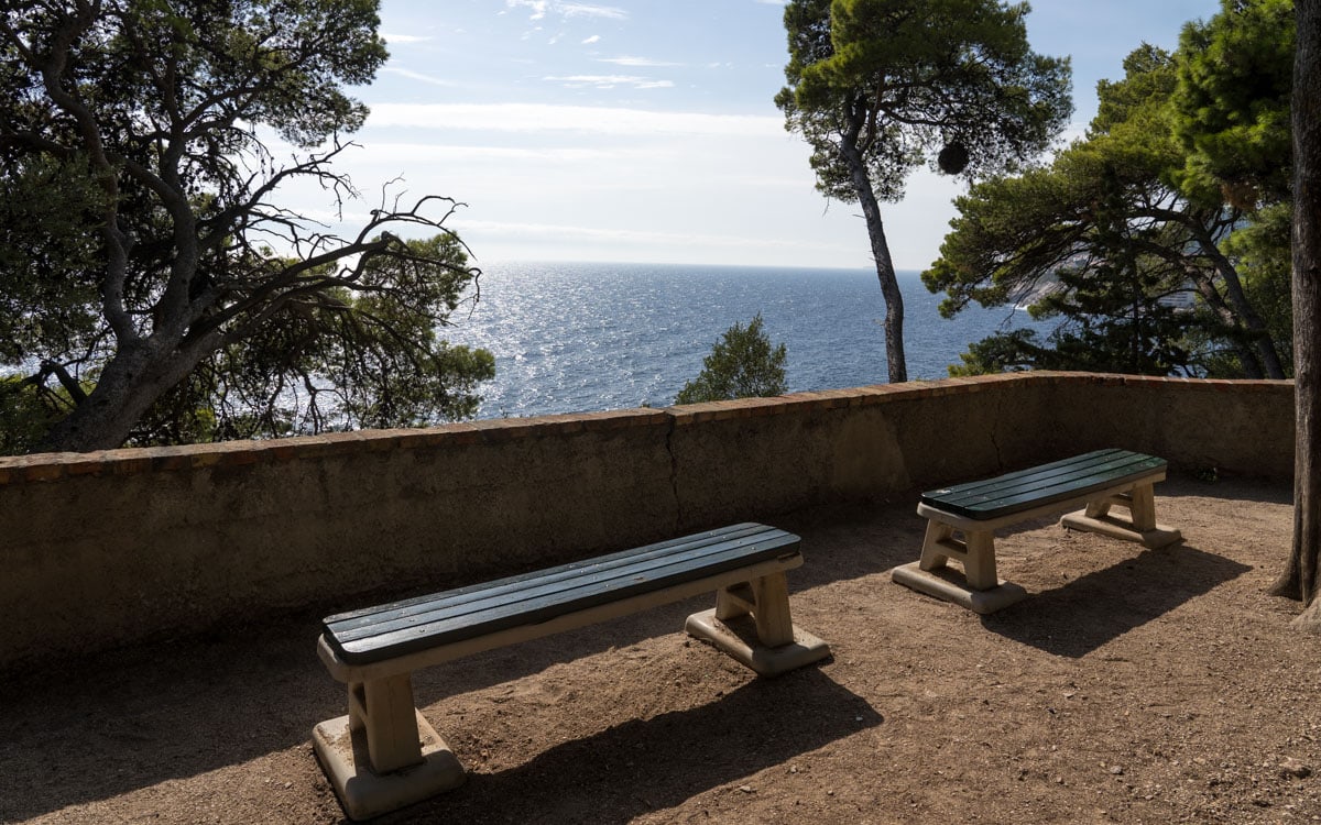 Benches with views