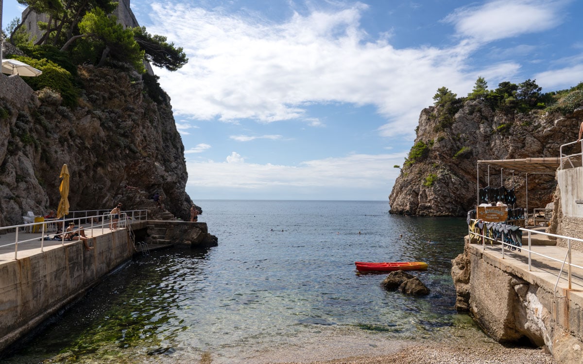  For centuries, this beach has been a favorite swimming area for locals